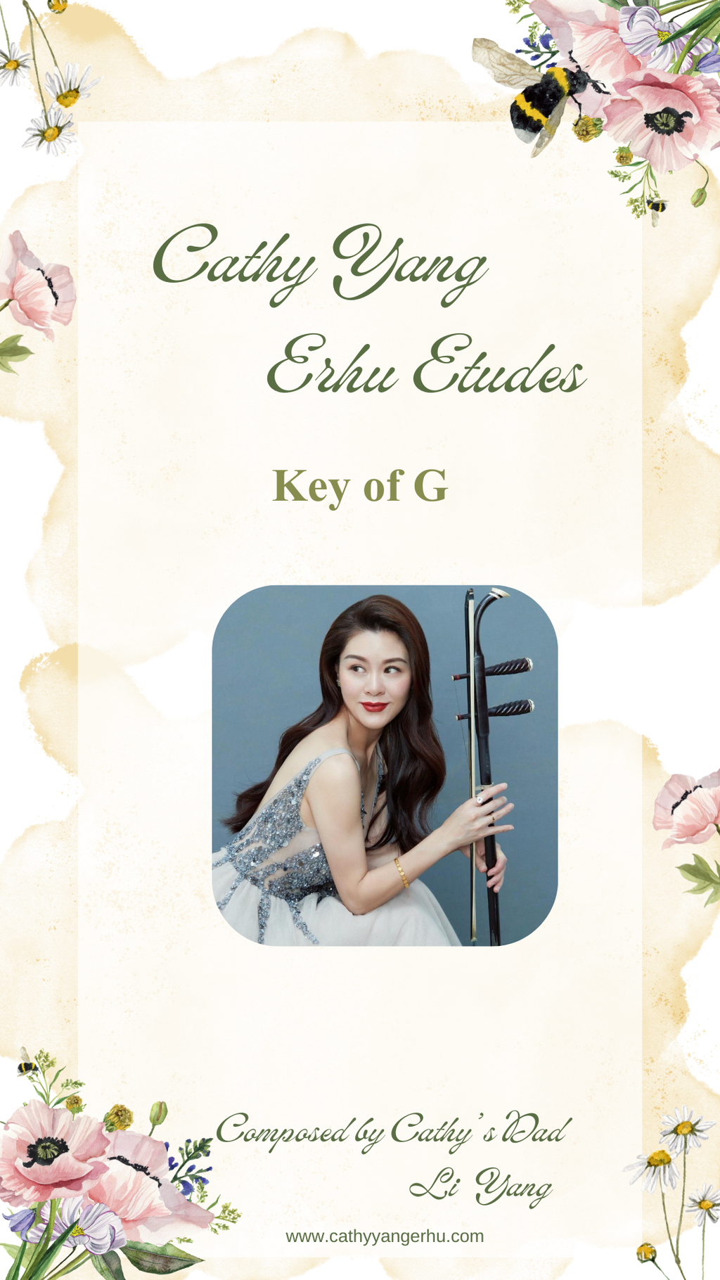 Cathy Yang Erhu Etudes – Key of D & G| Original Composition by Li Yang
