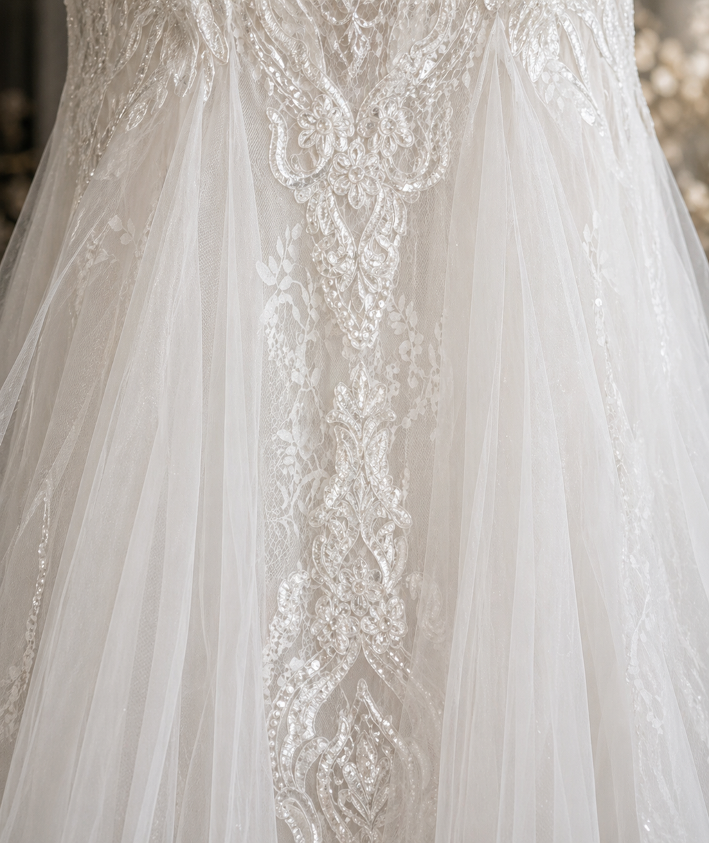 Ivory Elegance Couture Stage & Bridal Gown