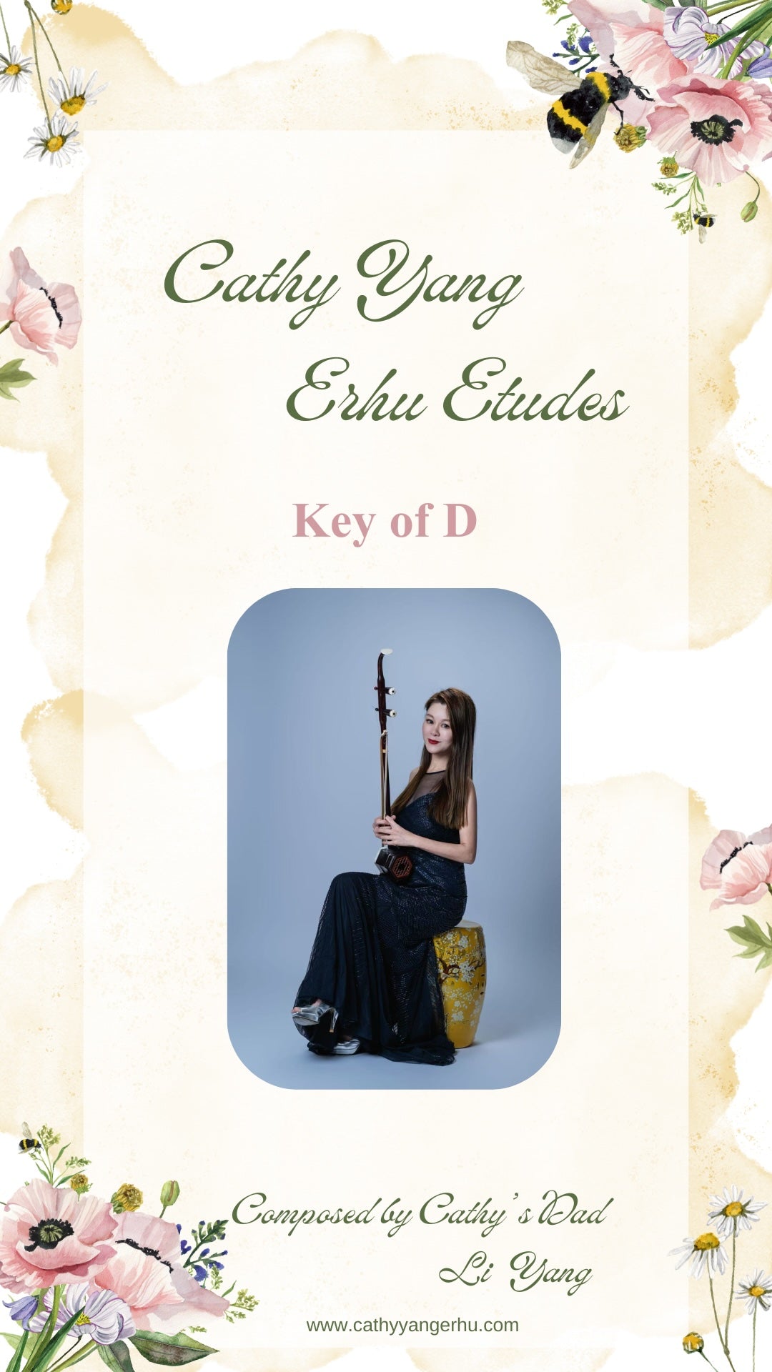 Cathy Yang Erhu Etudes – Key of D & G| Original Composition by Li Yang