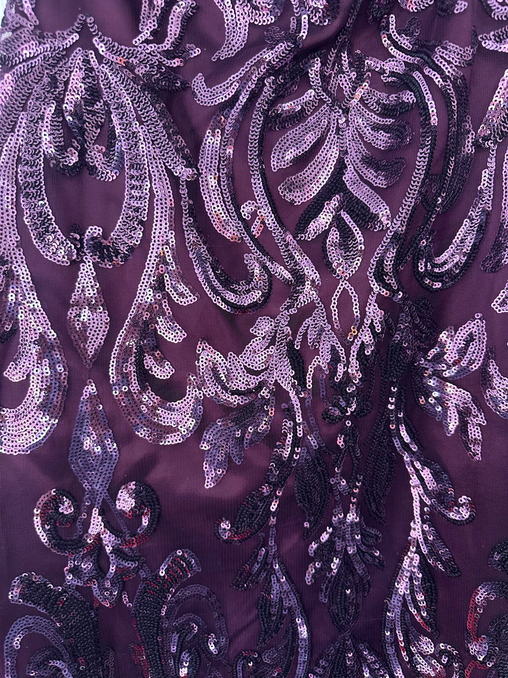 Royal Plum Couture Stage & Evening Gown