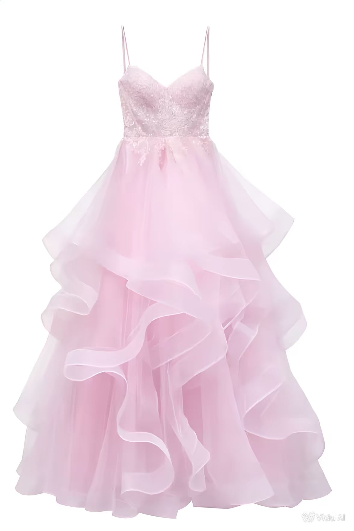 Blush Pink Concert Performance Gown